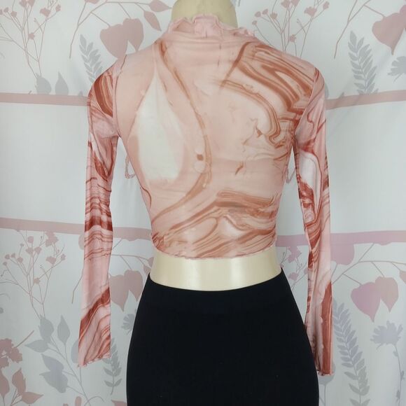 Urban Nation Top Marble Print Size XS - Picture 2 of 6
